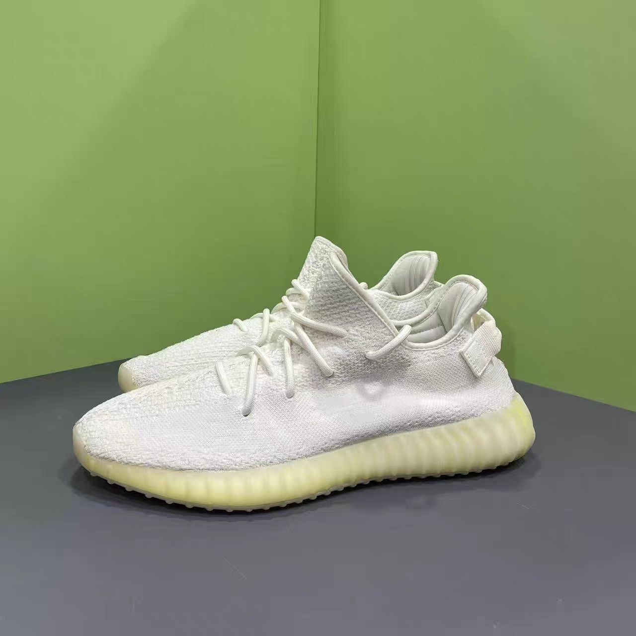 Adidas adidas Yeezy Boost 350 V2 Cream White K15 Size US 13 / EU 46 - 1 Thumbnail