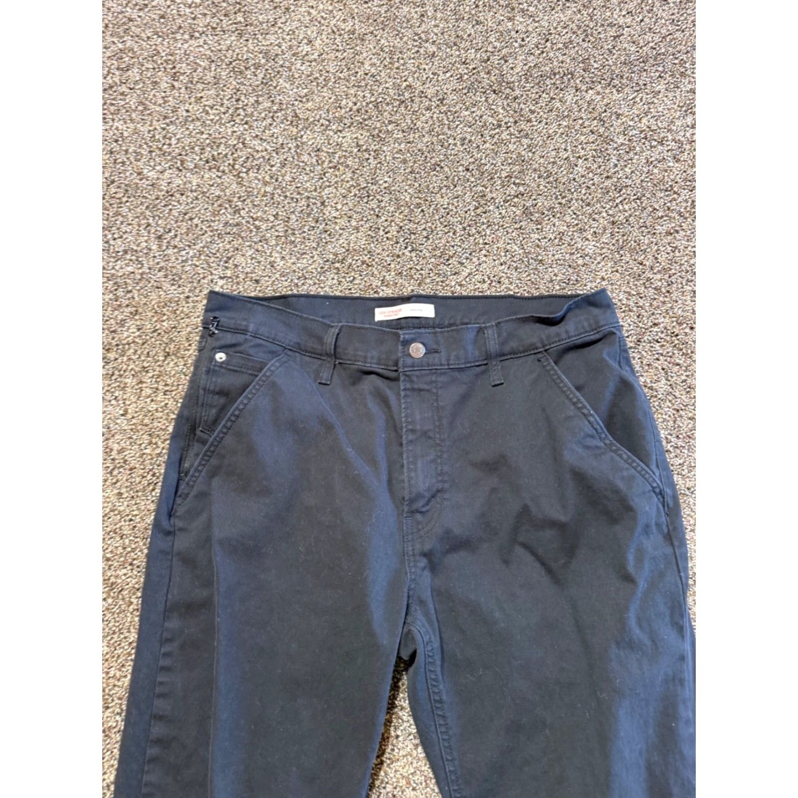 Levi's Levi's Athletic Jeans 36 Black Size 36 Inseam 32 Straight Mens Pants Regular 36x32 Size US 36 / EU 52 - 2 Thumbnail