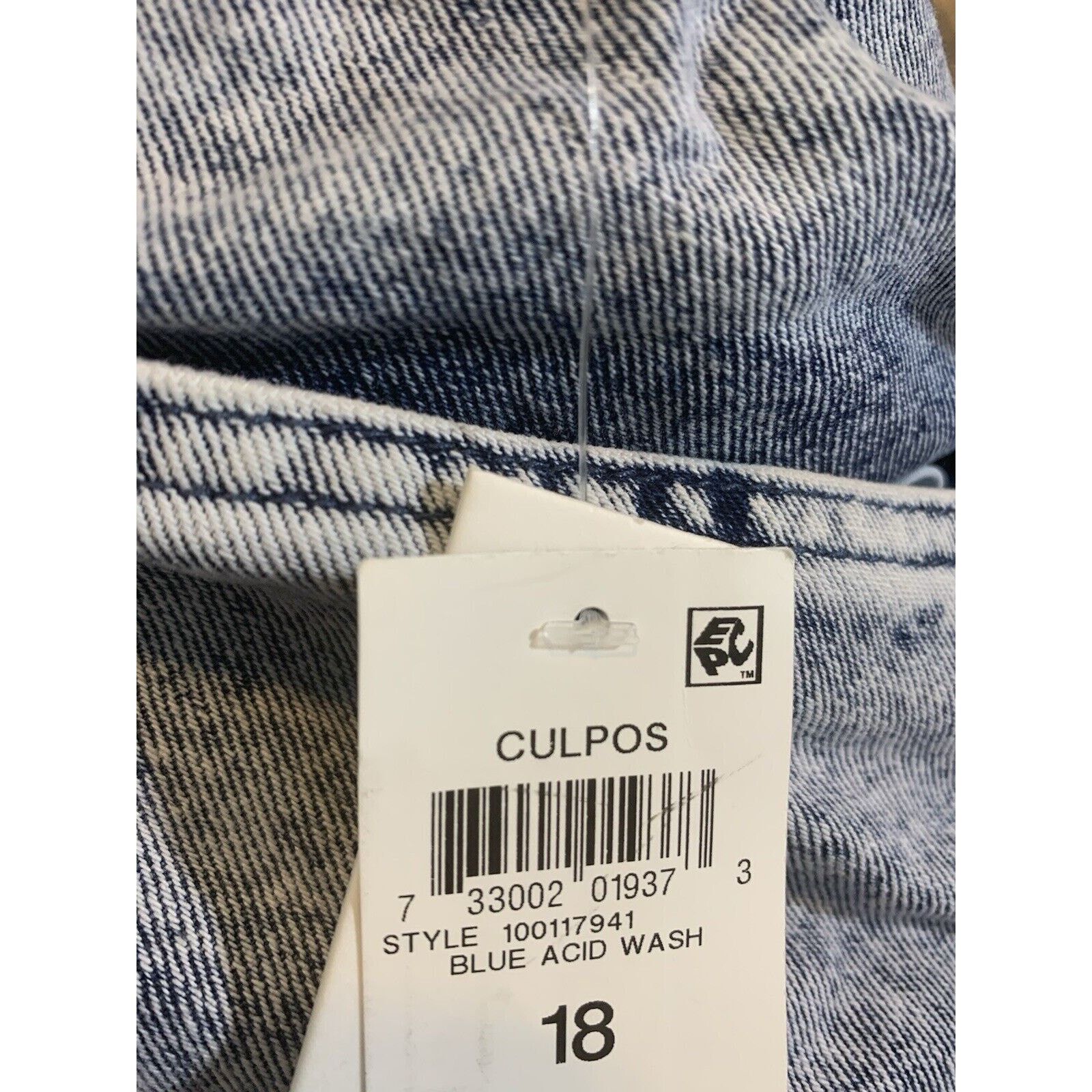 Other CULPOS X INC Denim Designer Jeans Size 18 NWT Size 40" / US 18 - 16 Thumbnail