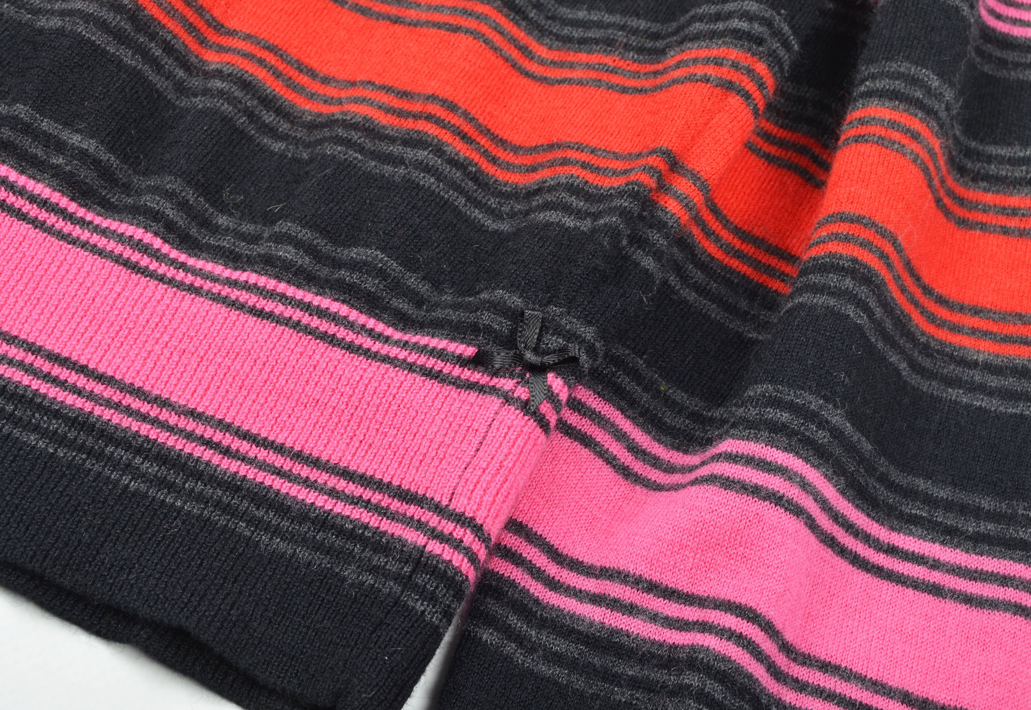 Paul Smith Paul Smith Black Label Wool Striped Kidcore Cardigan Size M / US 6-8 / IT 42-44 - 4 Thumbnail