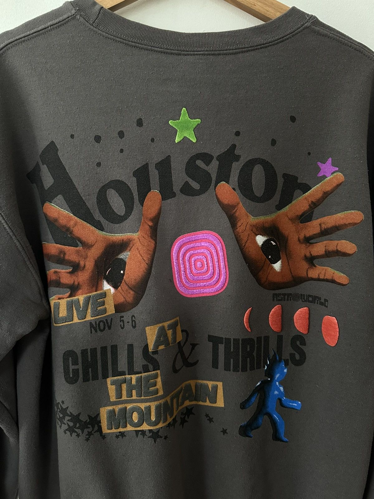 Travis Scott Travis scott Astrofest 2021 Grey Crewneck Size US S / EU 44-46 / 1 - 6 Thumbnail