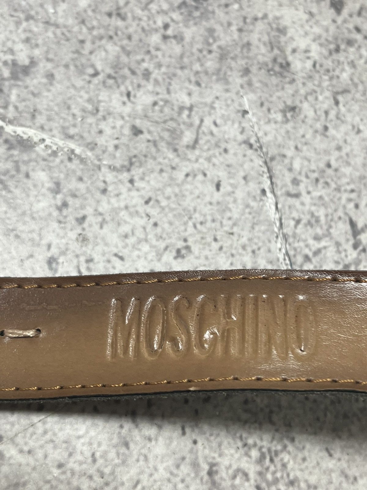 Moschino × Vintage Moschino Y2K big logo belt bb Simon Size ONE SIZE - 2 Thumbnail