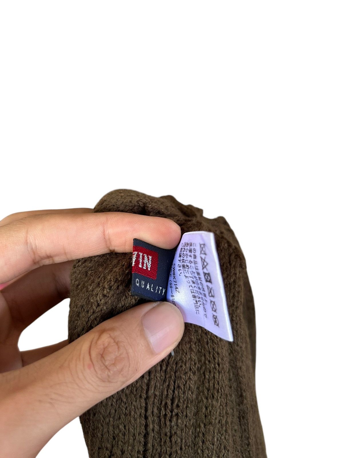 Japanese Brand × Kapital × Vintage Vintage Edwin Big Logo Beanie Hats Size ONE SIZE - 6 Thumbnail