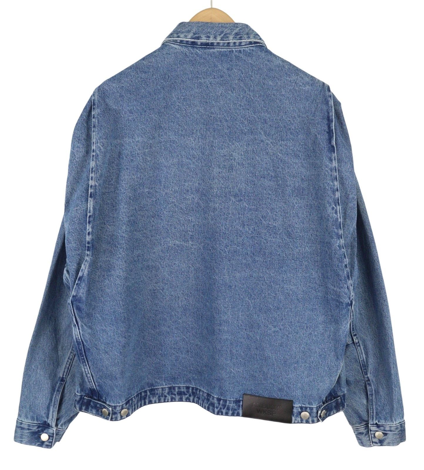 Ambush Design L Denim Blue Faded Patch Pockets Zip Oversized 86576 Size US L / EU 52-54 / 3 - 2 Thumbnail