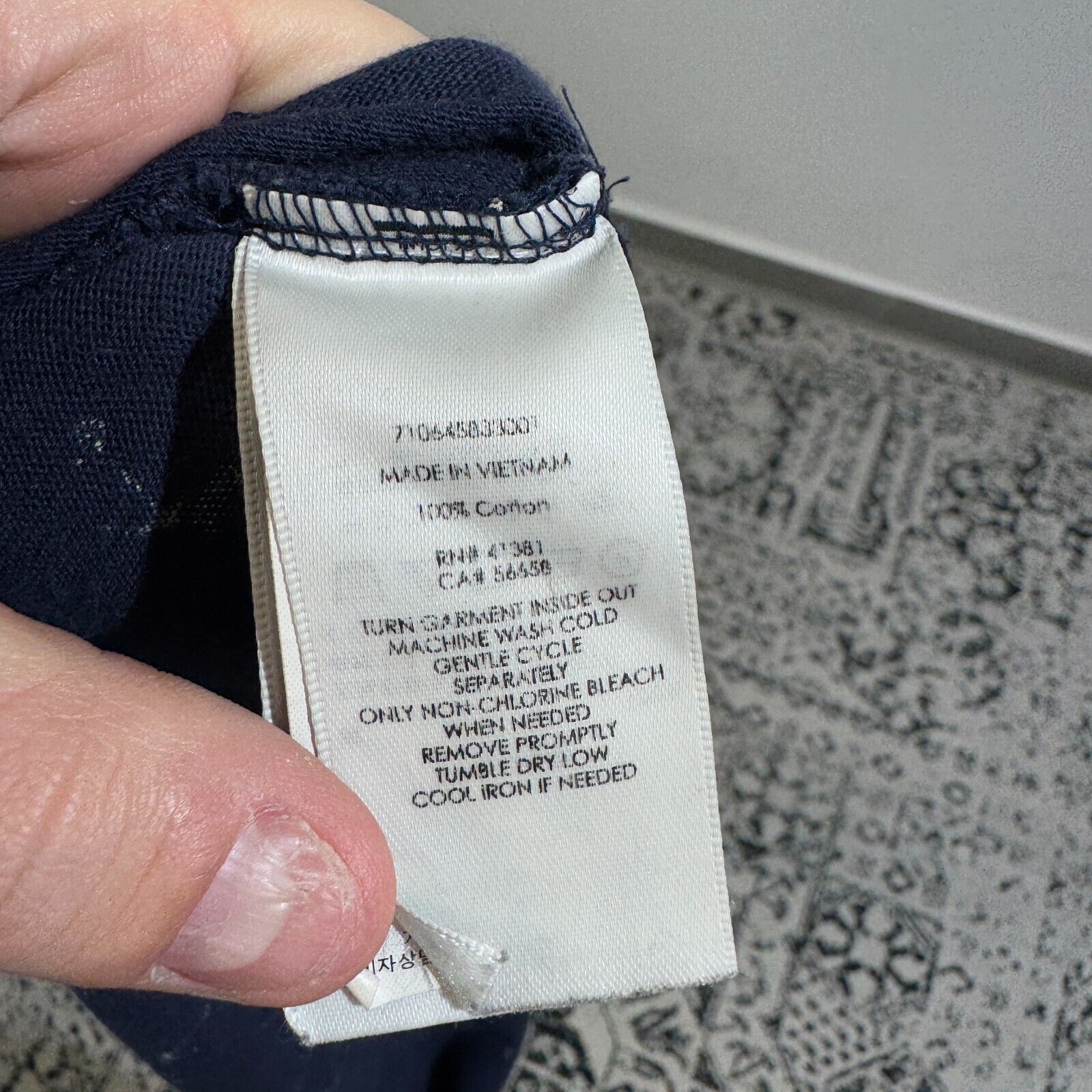 Ralph Lauren × Vintage Ralph Lauren Navy Cotton T-Shirt Size M Sailor Anchor Reg Size US M / EU 48-50 / 2 - 11 Thumbnail
