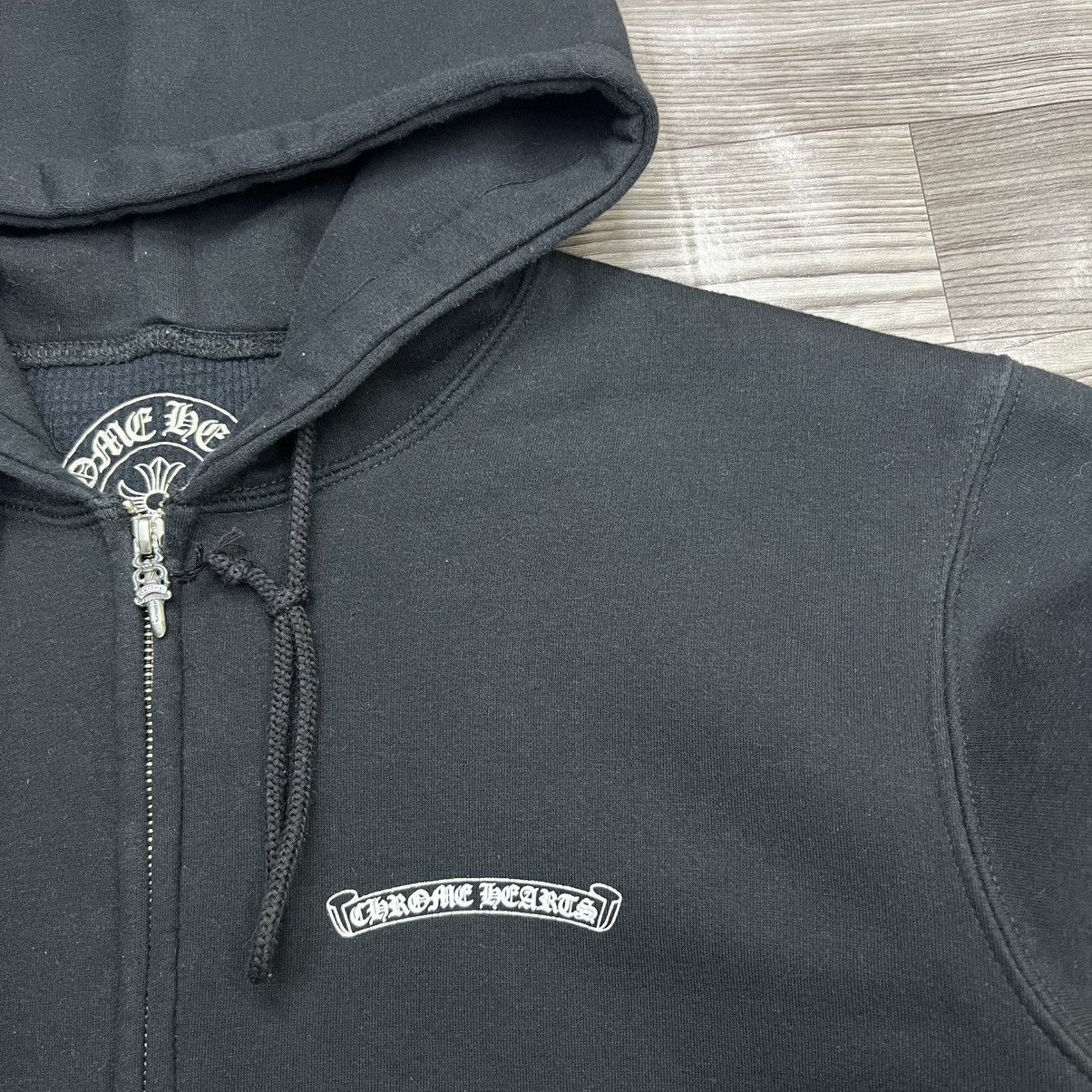 Chrome Hearts Chrome Hearts USA Scripts Logo Zip-Up Hoodie Size US L / EU 52-54 / 3 - 14 Thumbnail