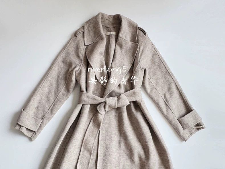 Max Mara max mara Oat-colored coat Size M / US 6-8 / IT 42-44 - 3 Thumbnail