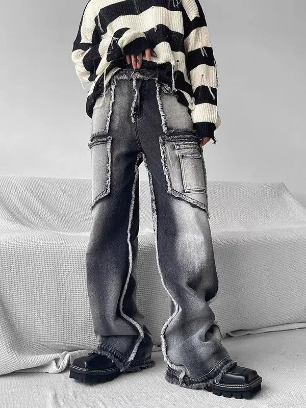 Japanese Brand Retro punk denim pants Size US 32 / EU 48 - 4 Thumbnail