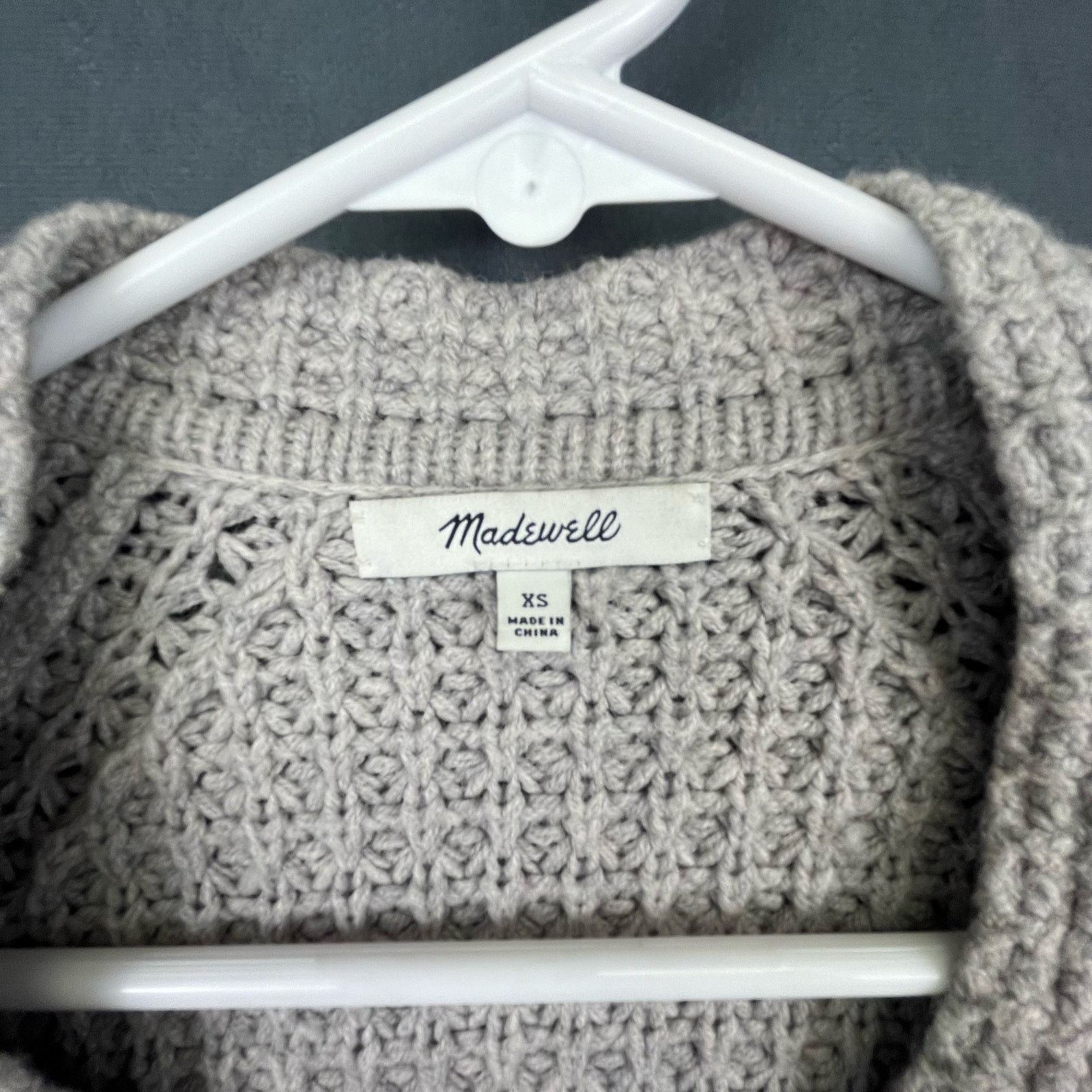 Madewell Madewell Knit Cardigan Sweater Wool-Blend Long Oversized XS Size XS / US 0-2 / IT 36-38 - 4 Thumbnail