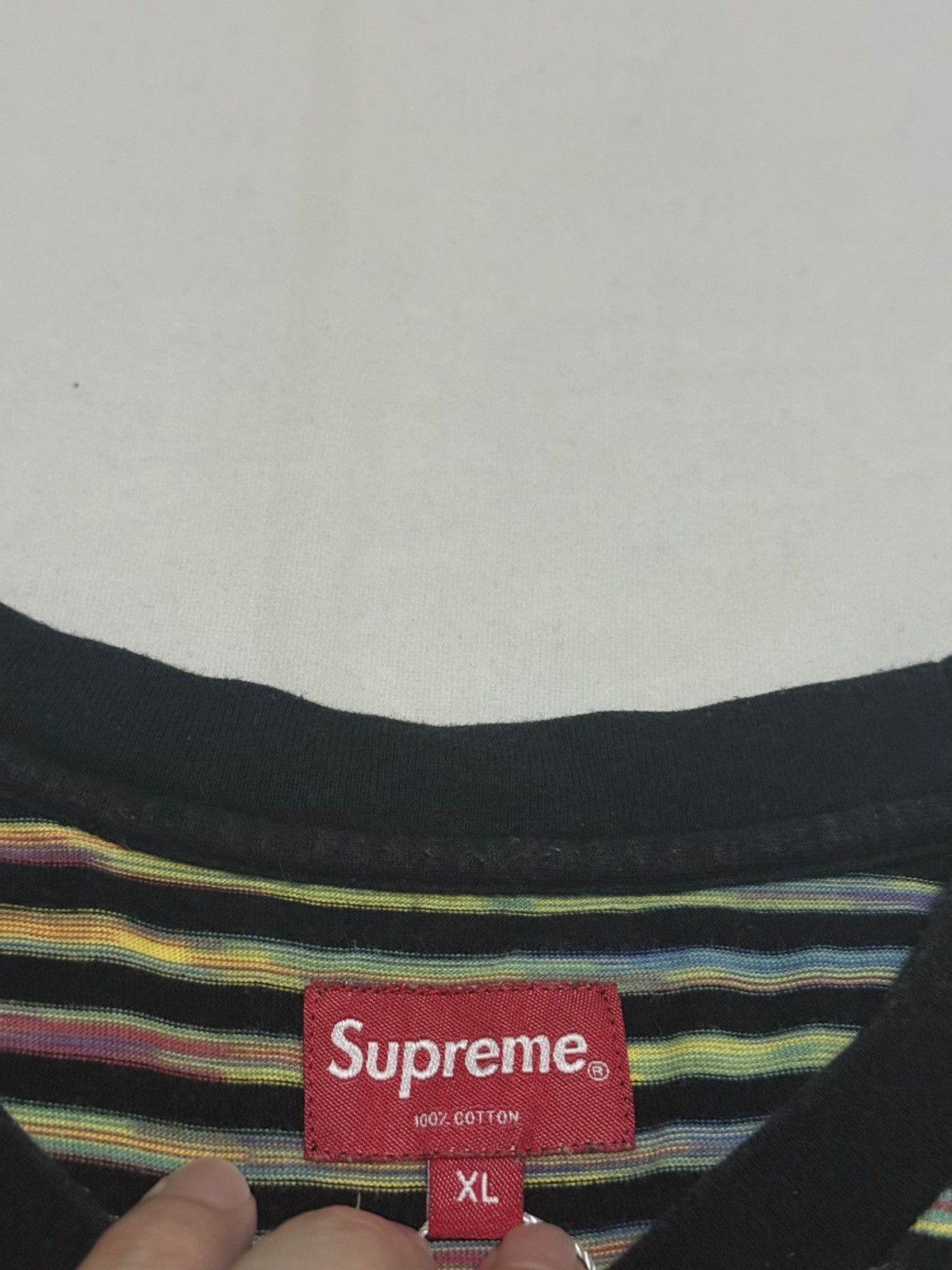 Supreme Supreme stripe multi tee T-shirt Size US XL / EU 56 / 4 - 3 Thumbnail