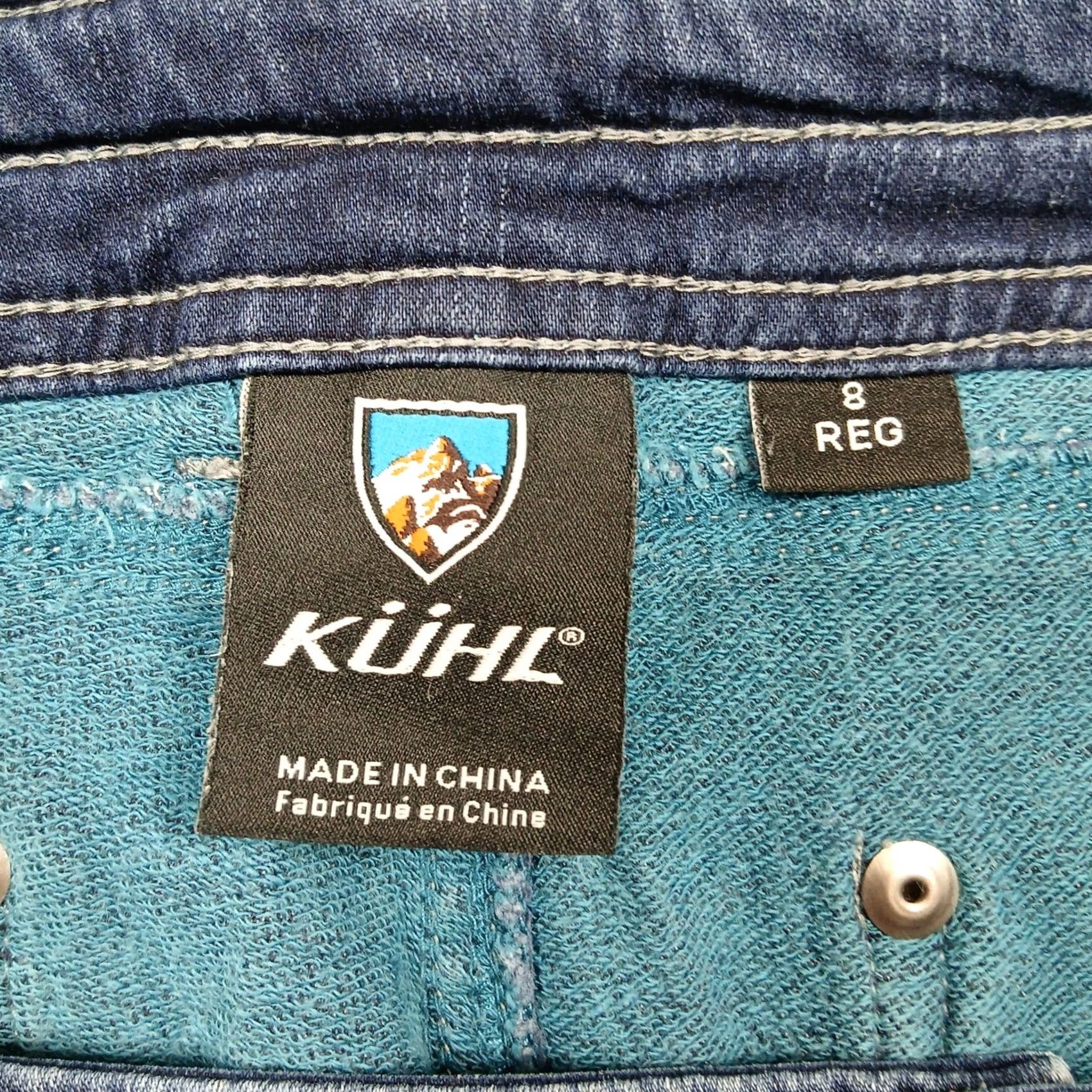 Vintage KÜHL Jeans Women's 8 Regular Dark Wash Stretch Denim Bootcut Outdoor Size 30" / US 8 / IT 44 - 5 Thumbnail