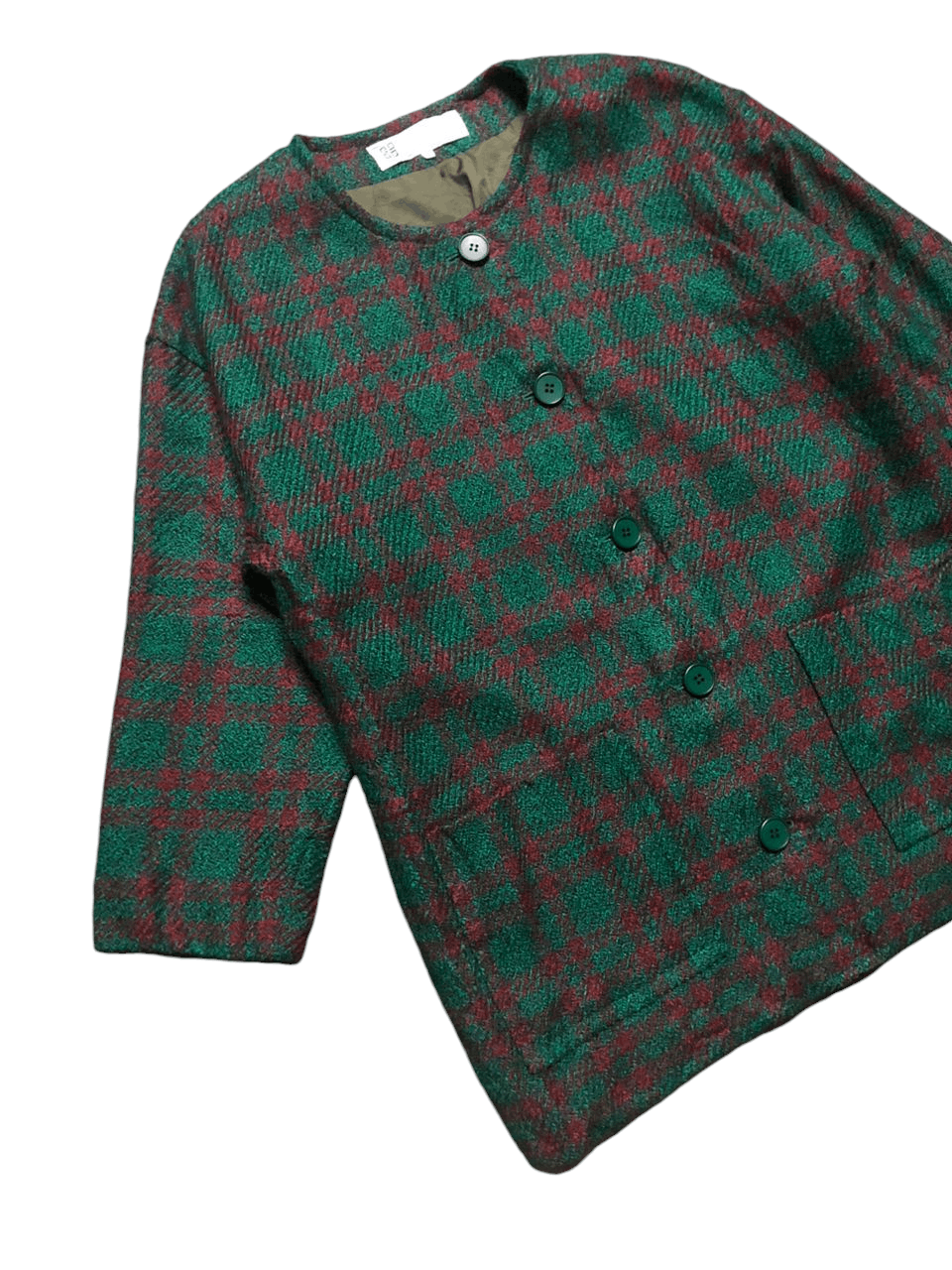 Givenchy × Vintage 💥Vintage Givenchy Glamour Plaid Coat Jacket Size L / US 10 / IT 46 - 7 Thumbnail