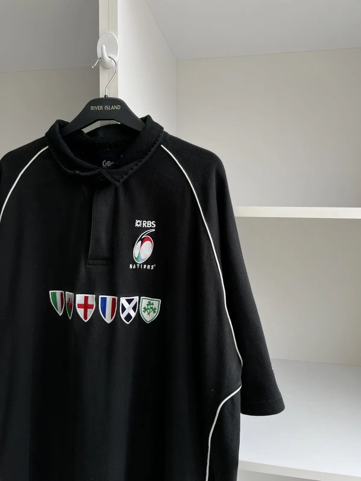 Vintage Vintage RBS Six Nations Rugby Cotton Traders polo tee Size US XXL / EU 58 / 5 - 4 Thumbnail