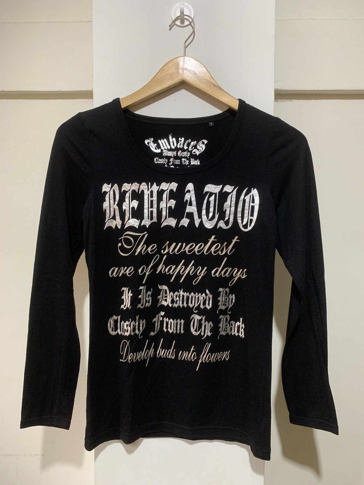 Hysteric Glamour × Mastermind Japan Japanese Embraces Poem Long Sleeve Tee Shirt Size US M / EU 48-50 / 2 - 1 Thumbnail
