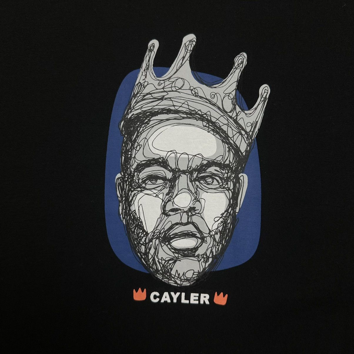 Cayler and Sons Biggie Smalls Notorious B.I.G. Portrait Rap Black Tee Size US L / EU 52-54 / 3 - 6 Thumbnail
