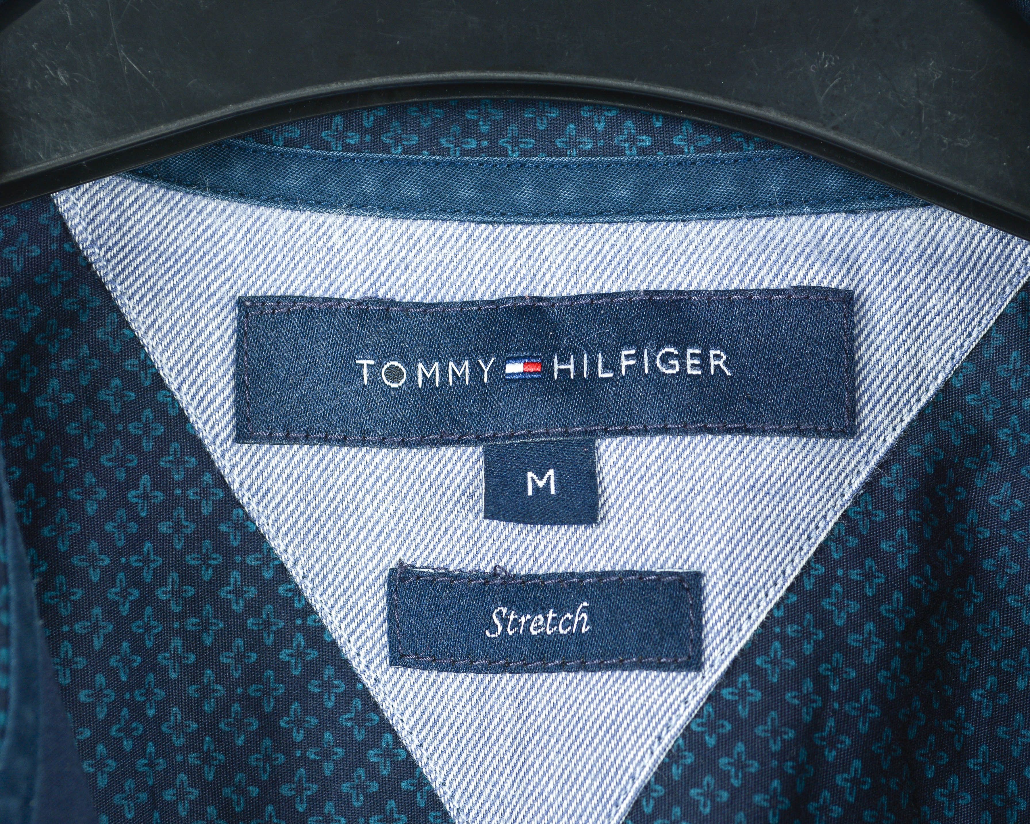 Tommy Hilfiger Men's Casual Shirt M Long Sleeved Top Stretch Button Cotton Size US M / EU 48-50 / 2 - 4 Thumbnail