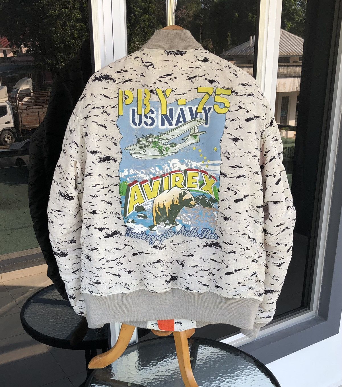 Avirex Avirex Camo PBY-75 US NAVY Ma-1 Bomber Jacket Size US XL / EU 56 / 4 - 3 Thumbnail