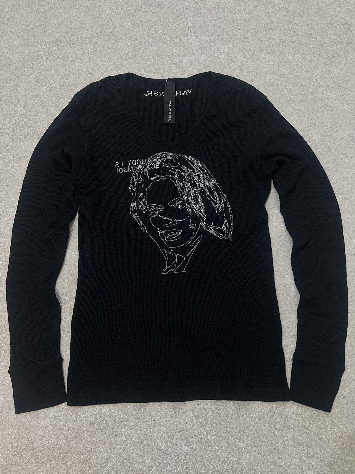 If Six Was Nine If Six Was Nine Black “Tuxedo” Henley LS | Grailed