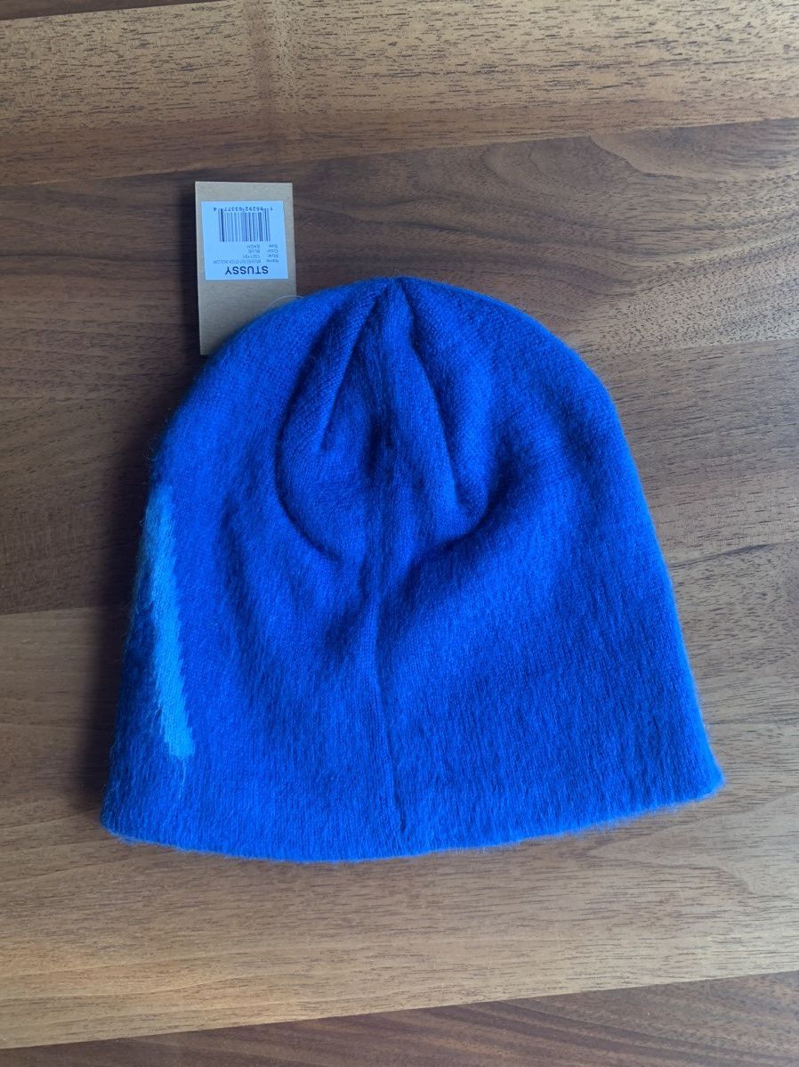 Stussy Brushed Out Stock Skullcap 'Blue' - 帽子 Stussy Brushed Out Stock Skullcap 'Blue' - 帽子