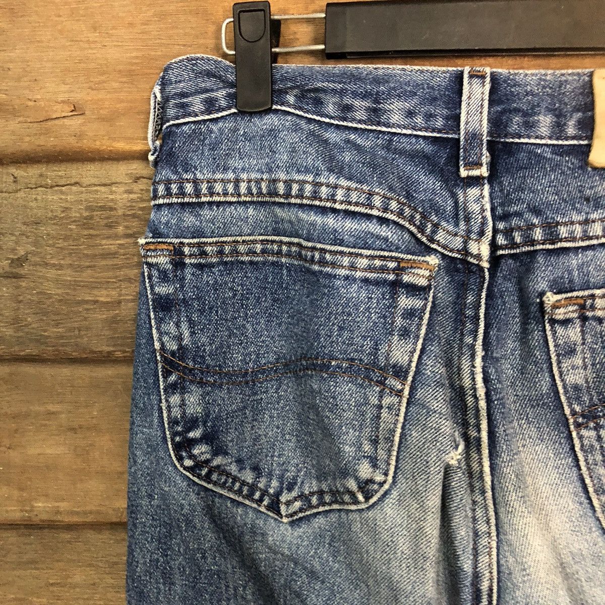 Lee Lee Blue Distressed Denim jeans vintage Pants #7327 Size US 28 / EU 44 - 16 Thumbnail