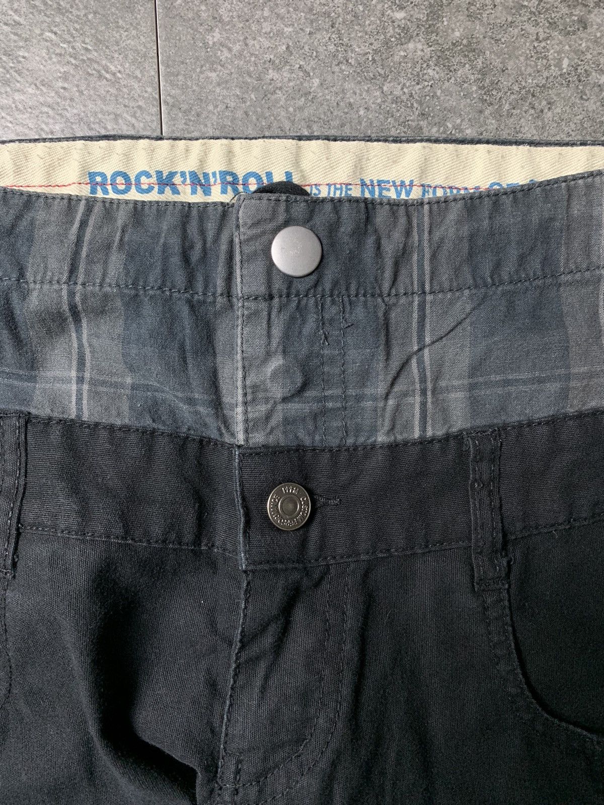 PPFM 2000s PPFM Double Waist Panelled Cargo Pants Size US 29 - 6 Thumbnail
