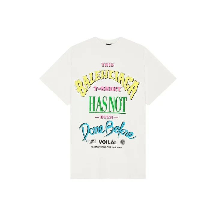 Balenciaga Balenciaga Logo Print Short Sleeve T-Shirt Size US L / EU 52-54 / 3 - 1 Thumbnail