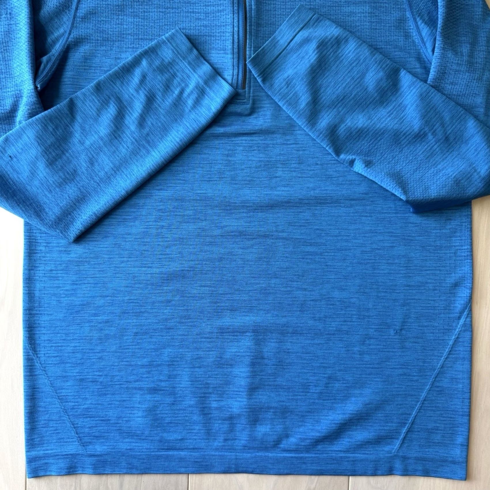 Lululemon Lululemon Metal Vent Tech 1/2 Zip Pullover Blue Workout Athleisure Utility M Size US M / EU 48-50 / 2 - 5 Thumbnail