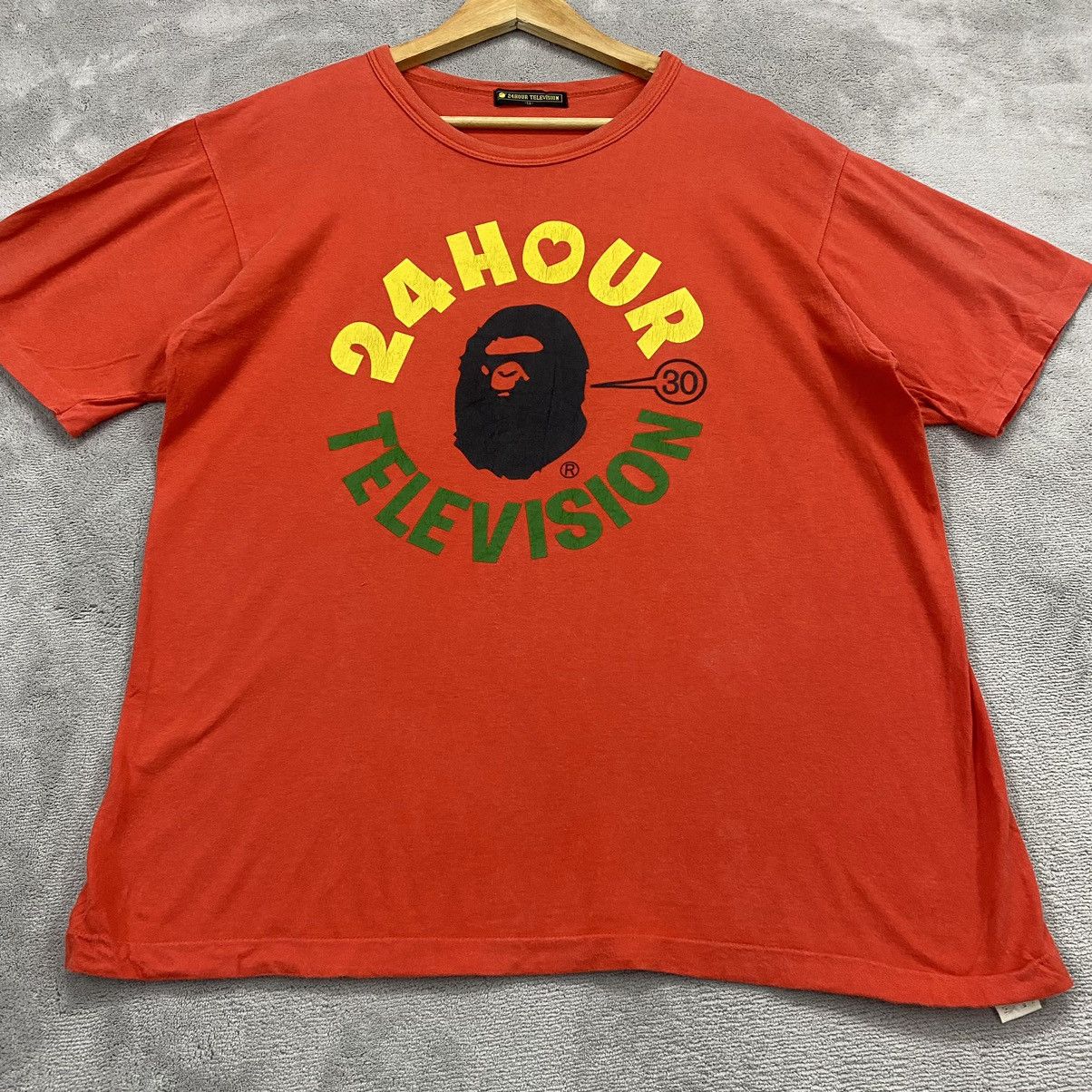 Bape 💥RARE💥 VINTAGE BAPE x 24 HOUR TELEVISION Size US XL / EU 56 / 4 - 5 Thumbnail