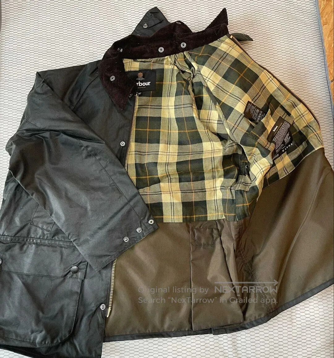 Barbour Barbour OS Bedale Waxed Jacket. Size US L / EU 52-54 / 3 - 4 Thumbnail