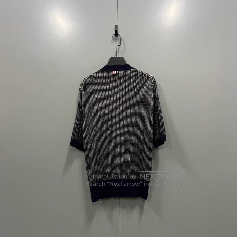 Thom Browne Thom Browne Colorblock Mesh Knit Cardigan Size US XL / EU 56 / 4 - 2 Thumbnail