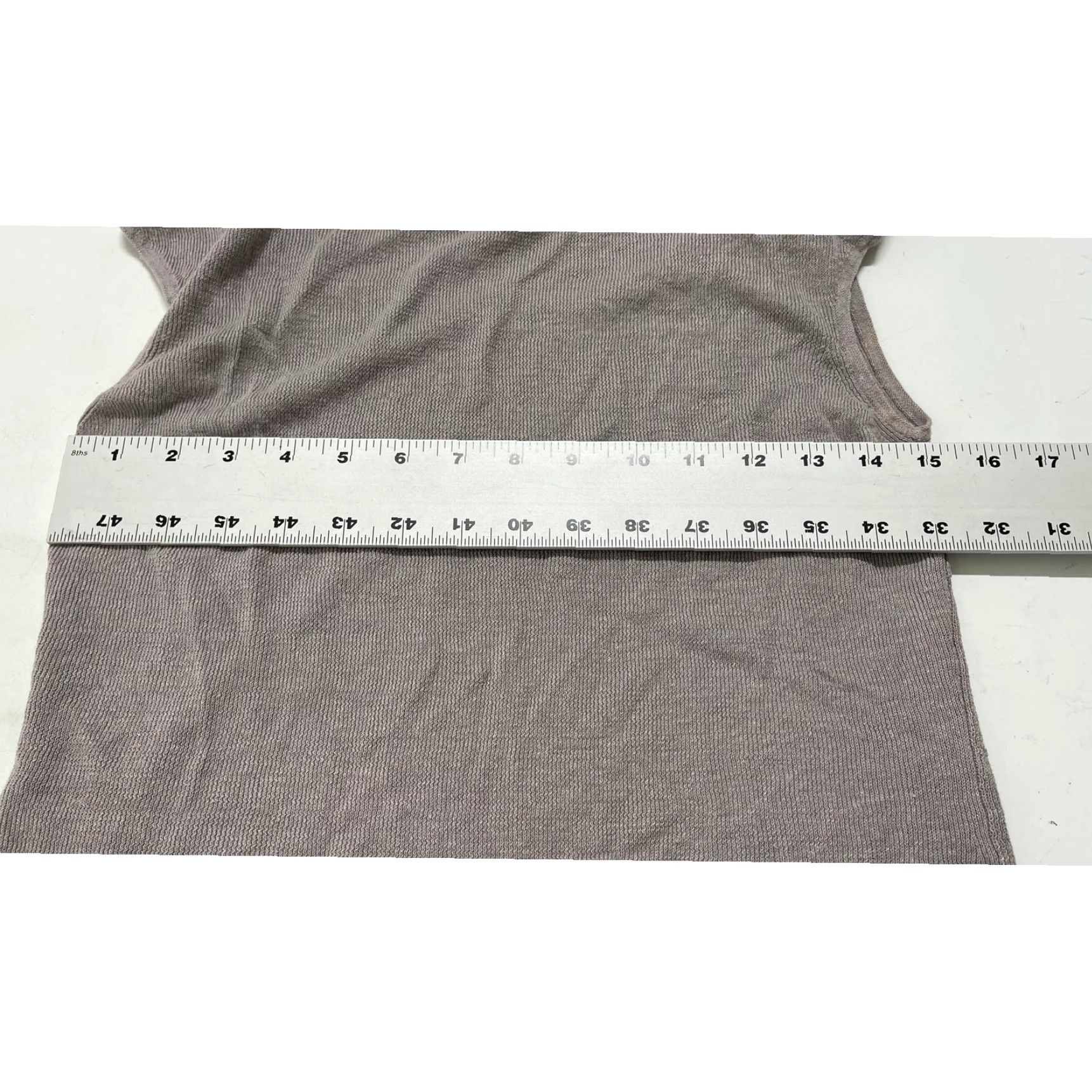 NIC+ZOE NIC ZOE Top Womens M Gray Green Linen Cotton Modal Sleeveless Tank Y2K Fairy Bohemian Casual Streetwear Womens Size M / US 6-8 / IT 42-44 - 7 Thumbnail