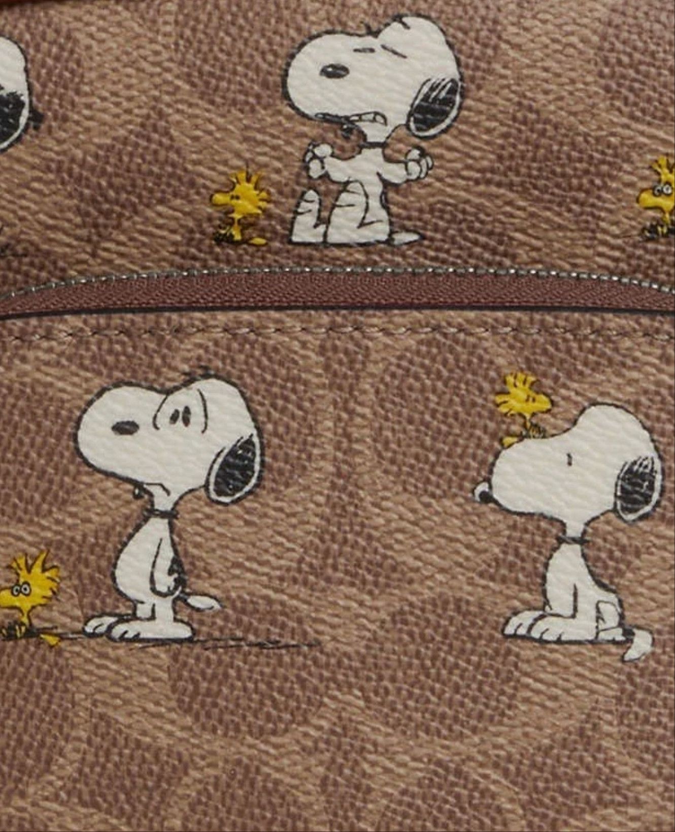 Coach Peanuts Racer Sling Pack in Signature Canvas With Snoopy Size ONE SIZE - 13 Thumbnail