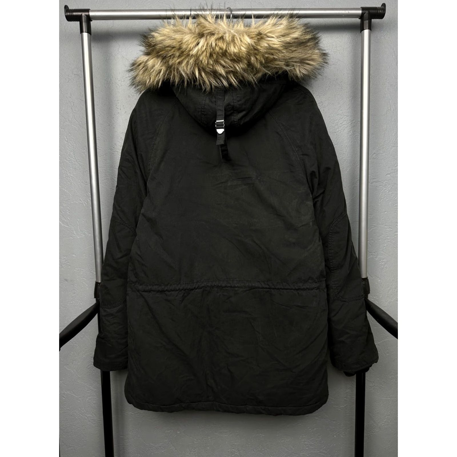 Vintage Denim & Supply Ralph Lauren Denim & Supply Polo Ralph Lauren Womens Down Parka Jacket M Black Hooded Jacket Womens Parka Size M / US 6-8 / IT 42-44 - 7 Thumbnail