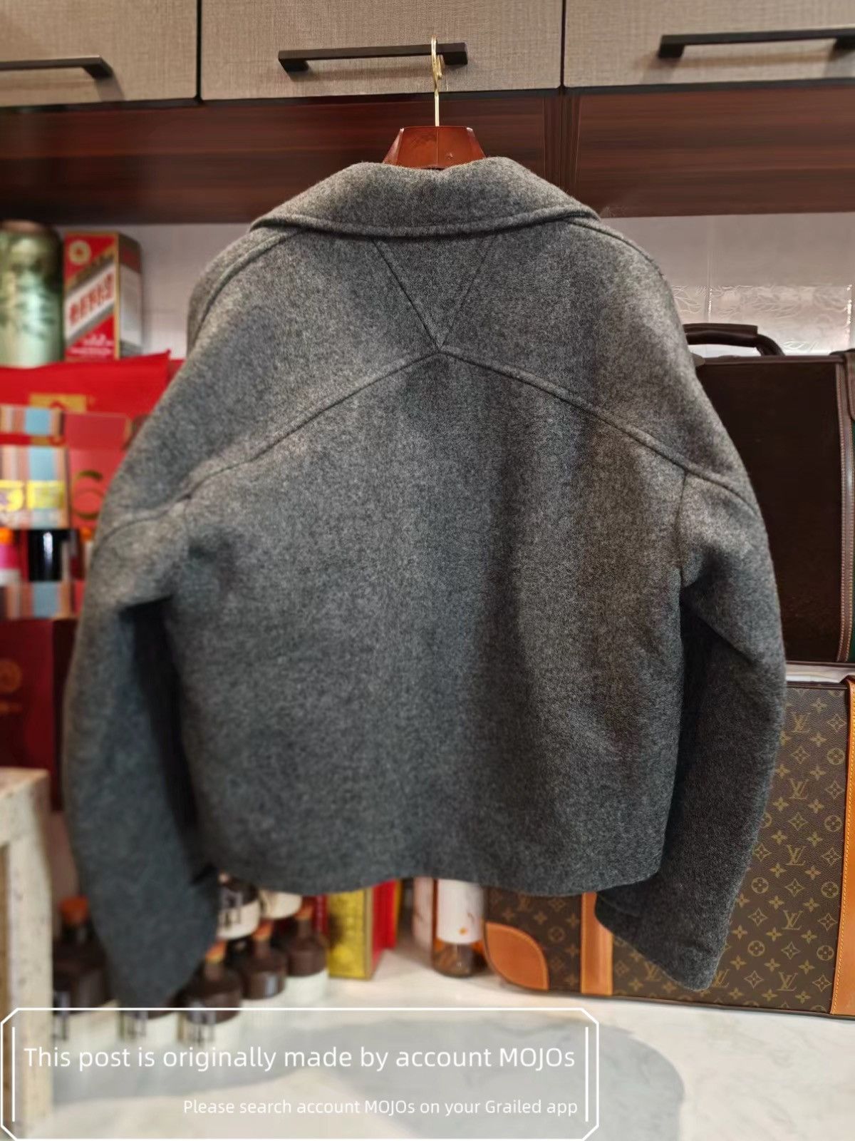Bottega Veneta Sz 50 Bottega Veneta Dark Gray Wool Coat mojos24829 Size US M / EU 48-50 / 2 - 2 Thumbnail