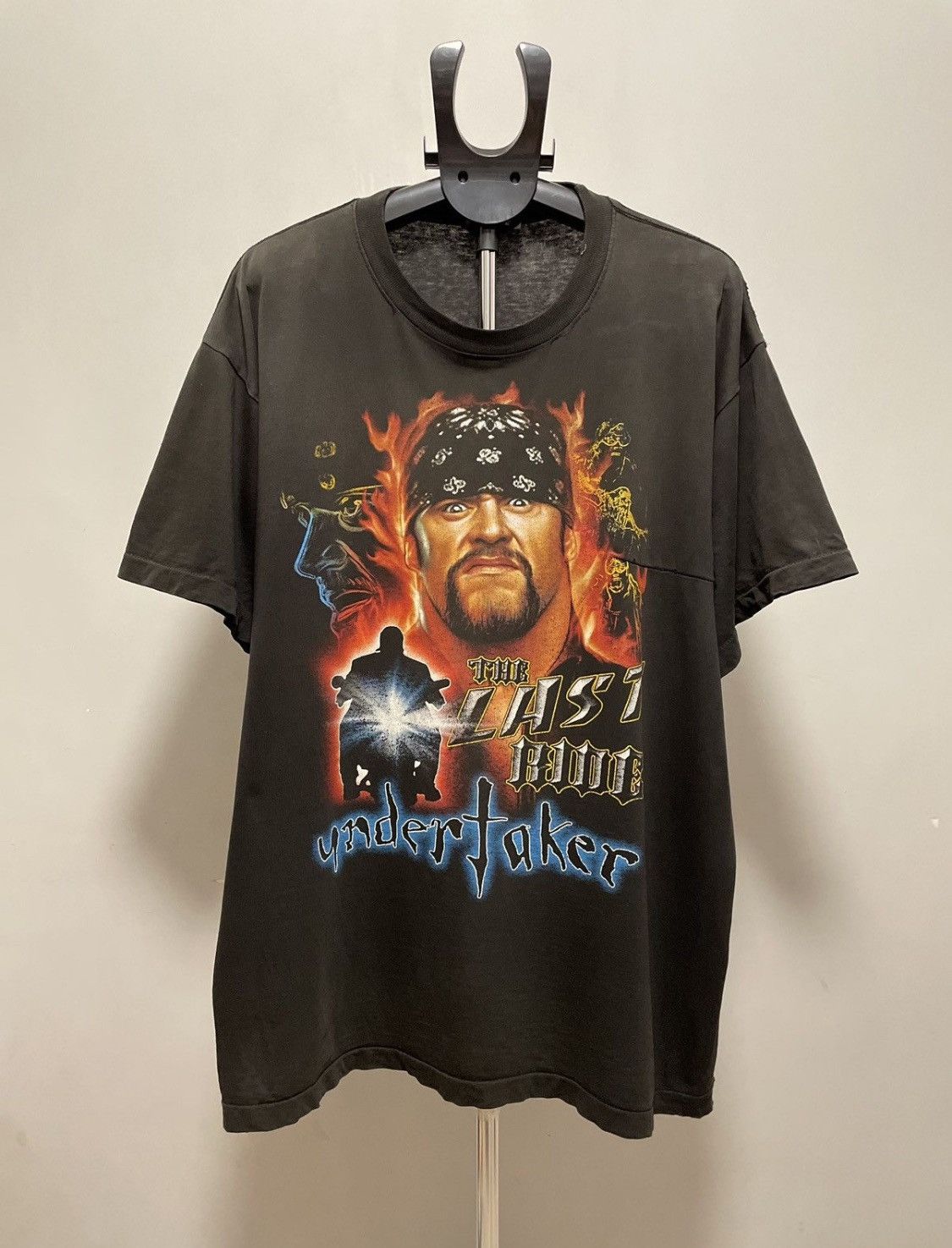 Vintage × WCW/nWo × WWE VNTG 90s UNDERTAKER FADED SHIRT X LARGE Size US XL / EU 56 / 4 - 1 Thumbnail