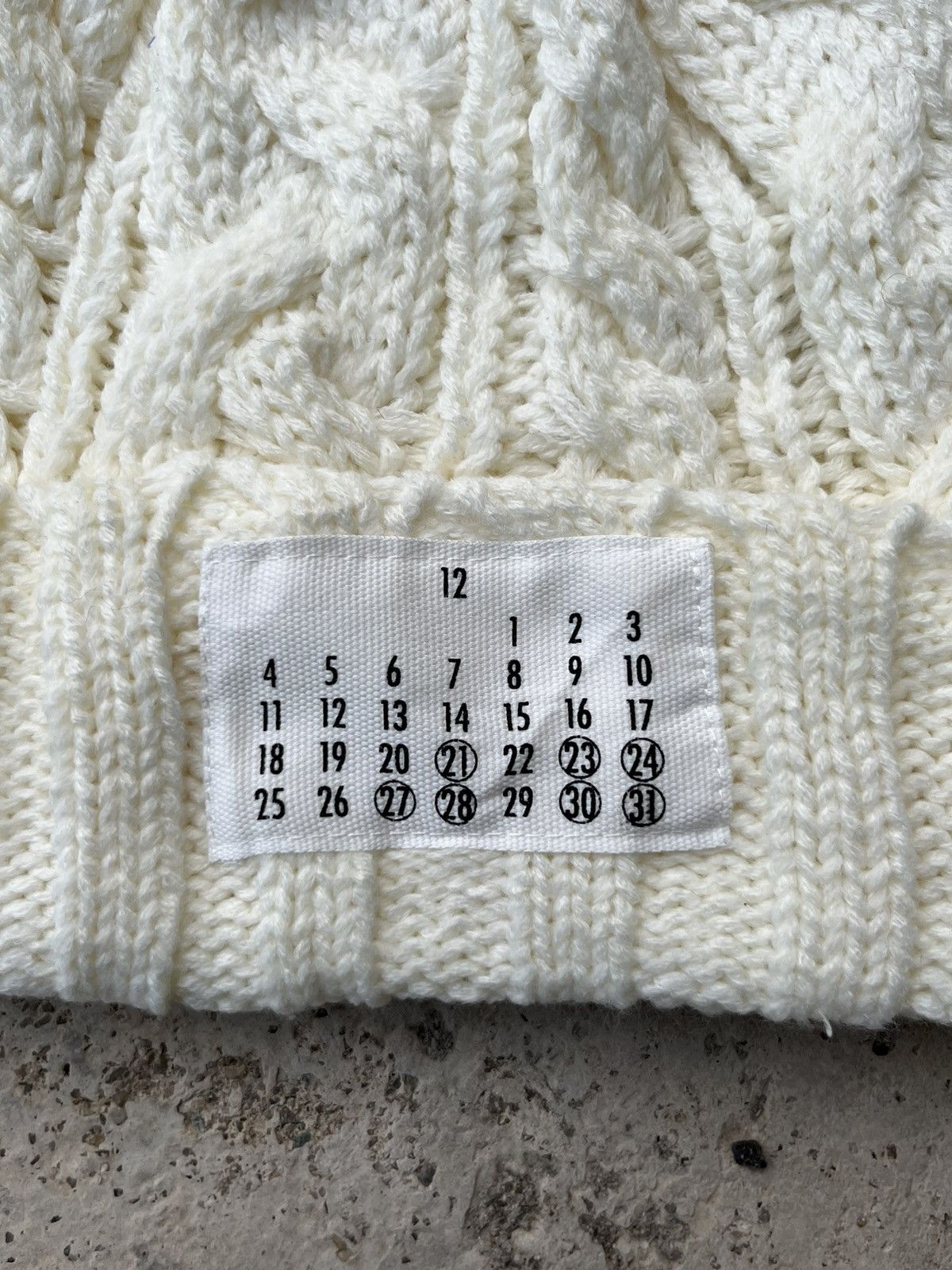 Japanese Brand Fukuyama Japanese Brand Parody Maison Margiela Knit Beanie Size ONE SIZE - 2 Thumbnail