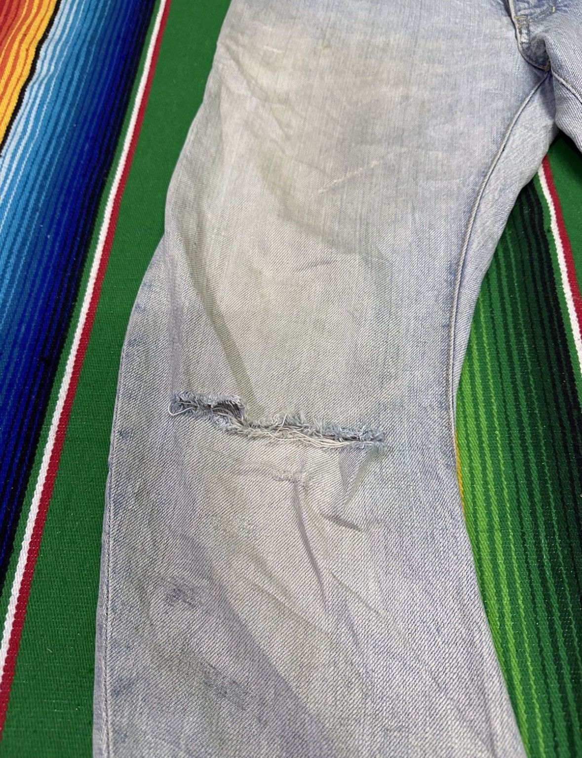 Attachment Distress Denim Attachment Curlve Legs. Size US 32 / EU 48 - 7 Thumbnail