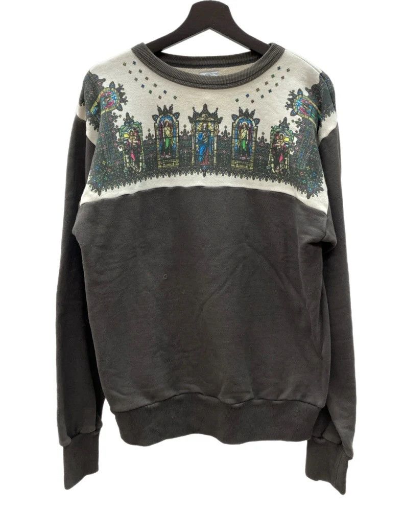 Saint Michael SAINT MICHAEL 21SS Stained Glass Distressed Sweatshirt M Size US M / EU 48-50 / 2 - 1 Thumbnail