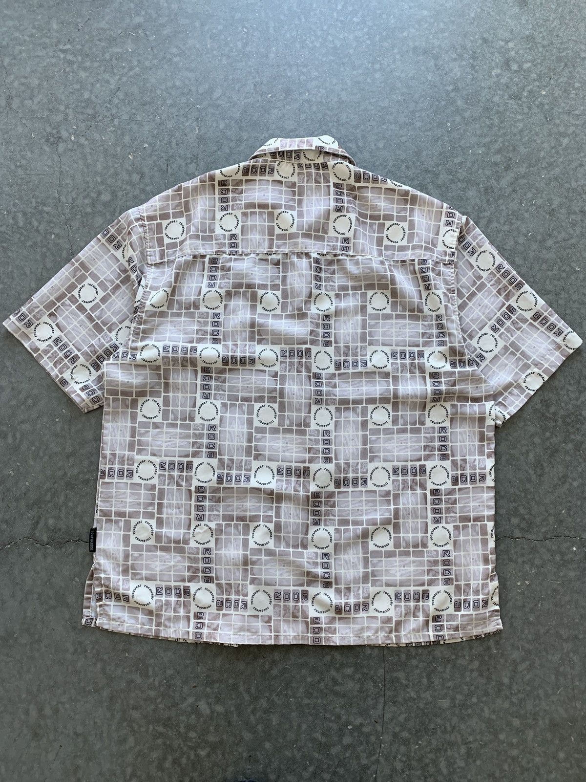 Rocawear × Vintage Crazy Vintage Y2K Rocawear Camp Collar Shirt Baggy Oversized Size US XL / EU 56 / 4 - 7 Thumbnail