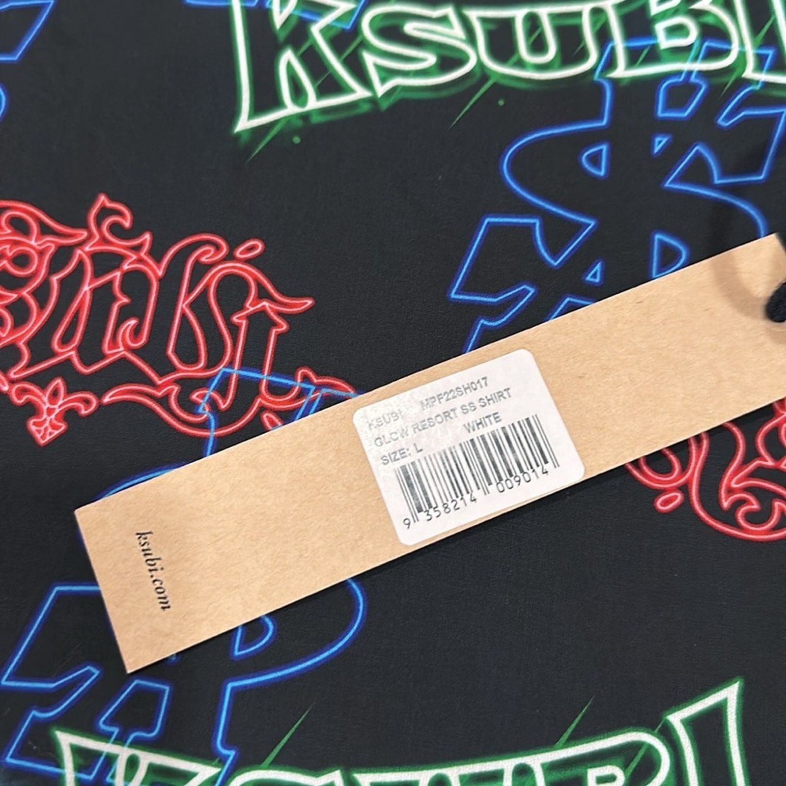 Ksubi NWT KSUBI Glow Resort SS Shirt in Black Size US L / EU 52-54 / 3 - 4 Thumbnail