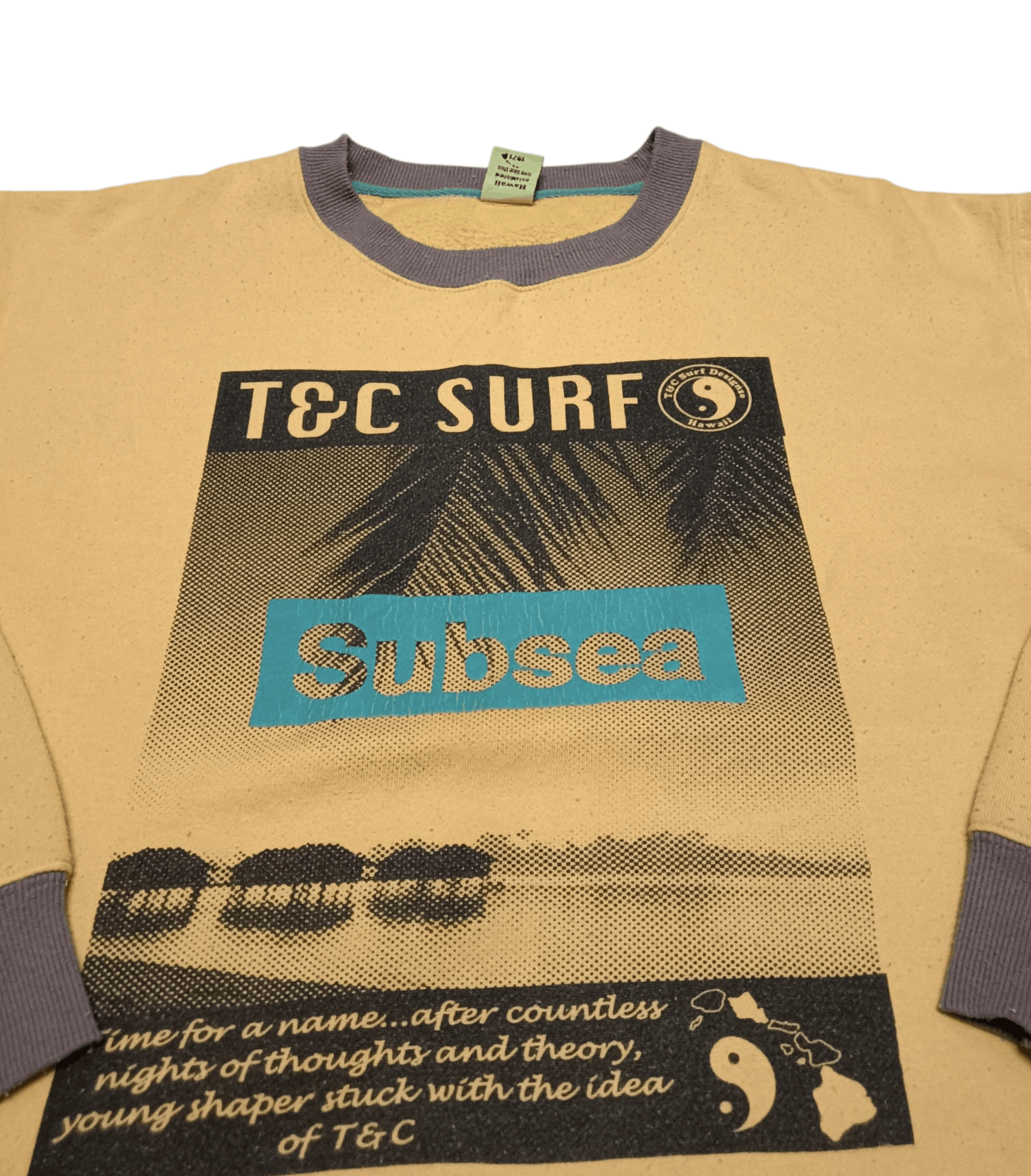 Vintage Vintage T&C Surf Hawaii Beach Sweatshirt Size US L / EU 52-54 / 3 - 3 Thumbnail