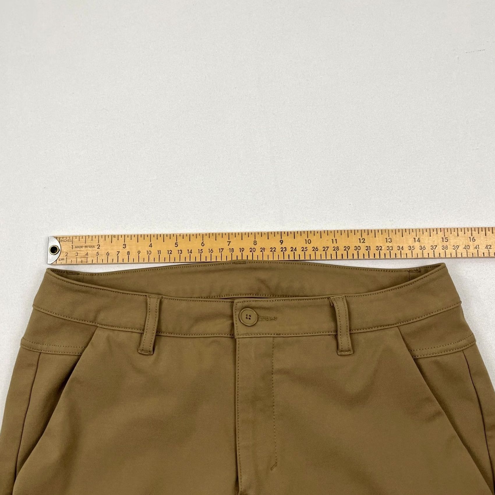 Vintage BYLT Pants Mens 30 x 29 Everyday 2.0 Slim Fit Brown Travel Golf Stretch Chino Pants Size US 30 / EU 46 - 4 Thumbnail