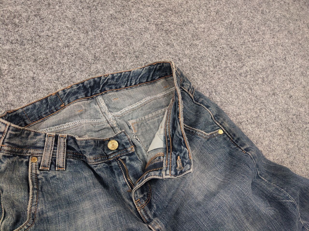 Levi's Vintage Levi's Y2K Style A-Line Deconstructed Denim Skirt Size 29" - 4 Thumbnail