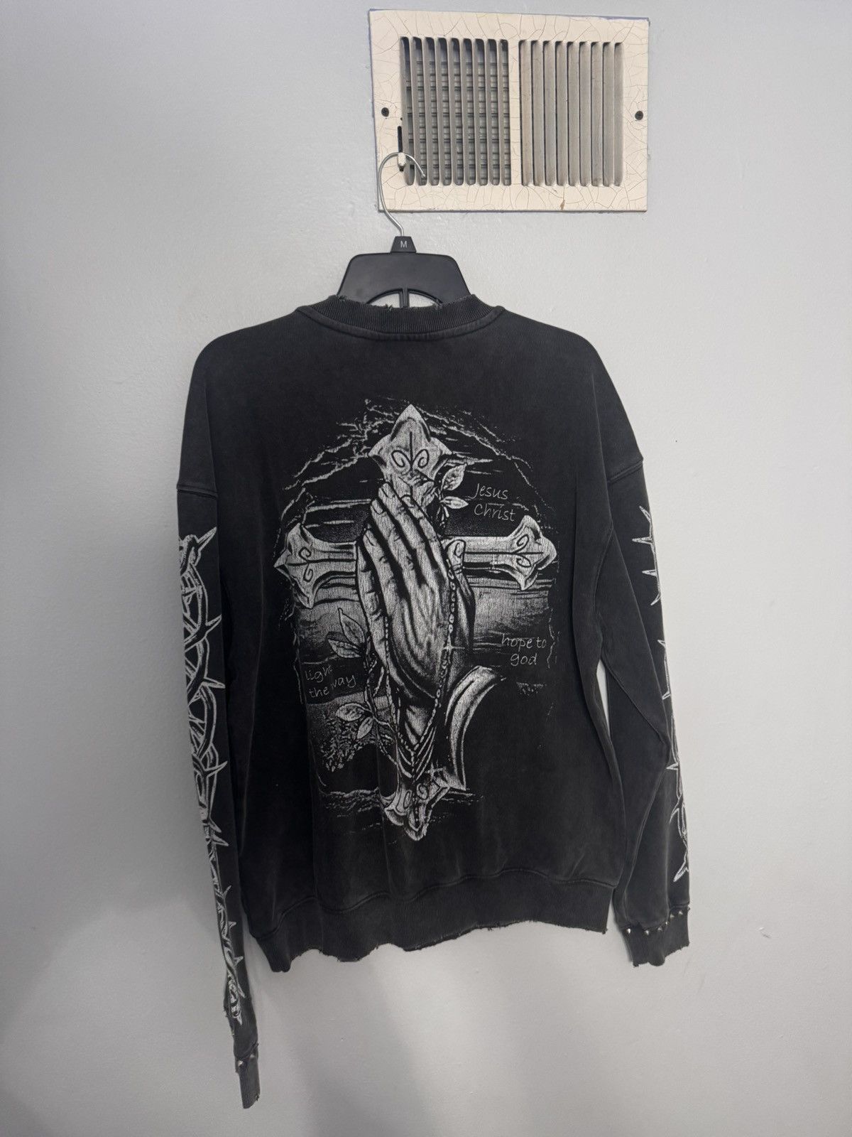 Other suicidal hearts jesus crewneck Size US M / EU 48-50 / 2 - 2 Thumbnail
