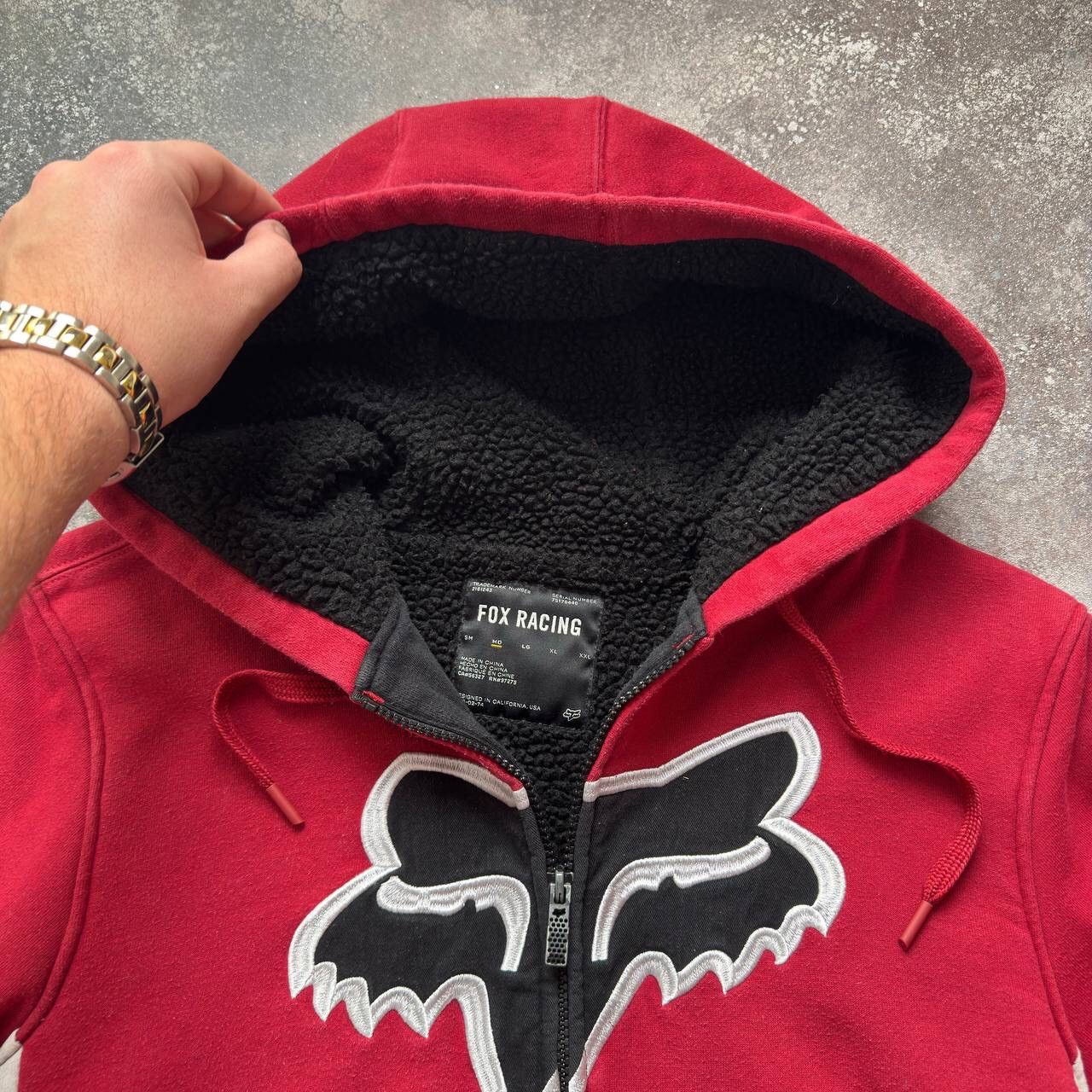 Affliction × Fox Racing Fox Racing Vintage Y2K Big Logo Zip Hoodie Size US M / EU 48-50 / 2 - 3 Thumbnail
