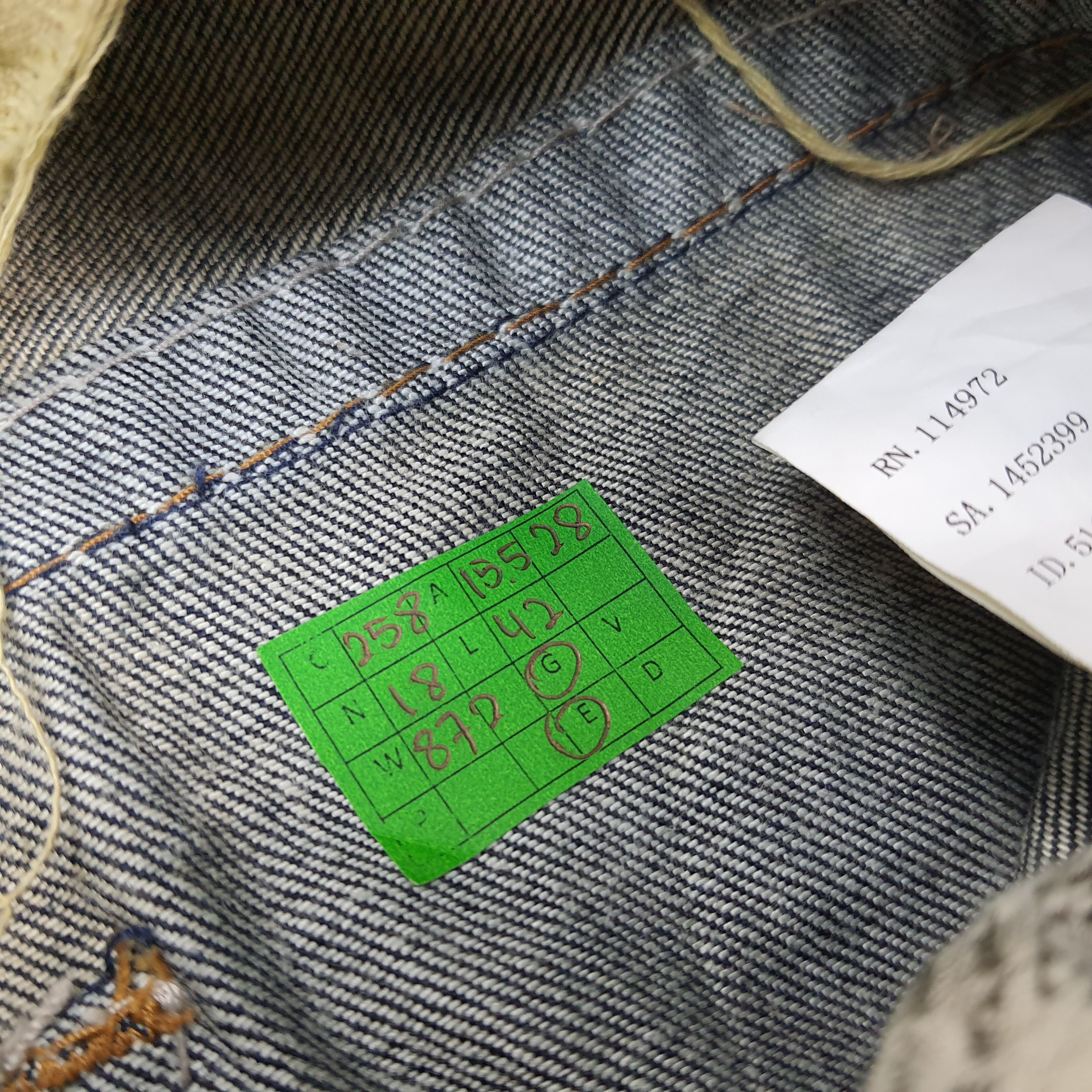 Vintage Vintage Tough Jeansmith Street Aesthetic Jeans C258N18 Size US 32 / EU 48 - 12 Thumbnail