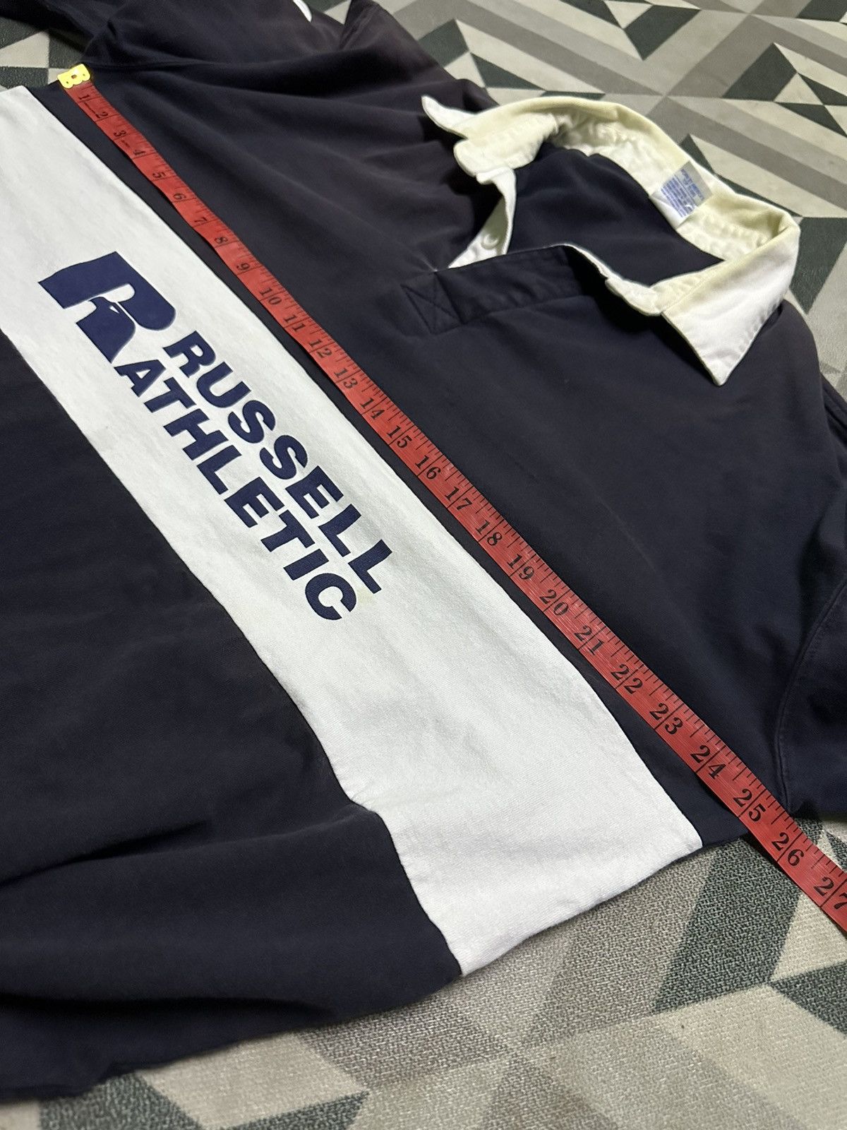 Russell Athletic Vintage 90s Russell athletic polo tee Size US XXL / EU 58 / 5 - 7 Thumbnail