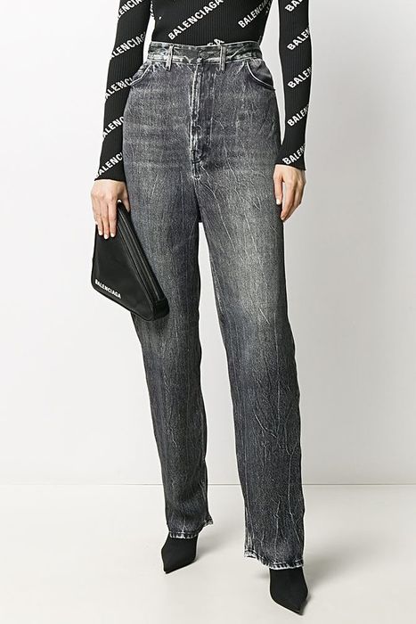 Balenciaga Balenciaga Summer 20 Baggy Trompe l'oeil Pants | Grailed