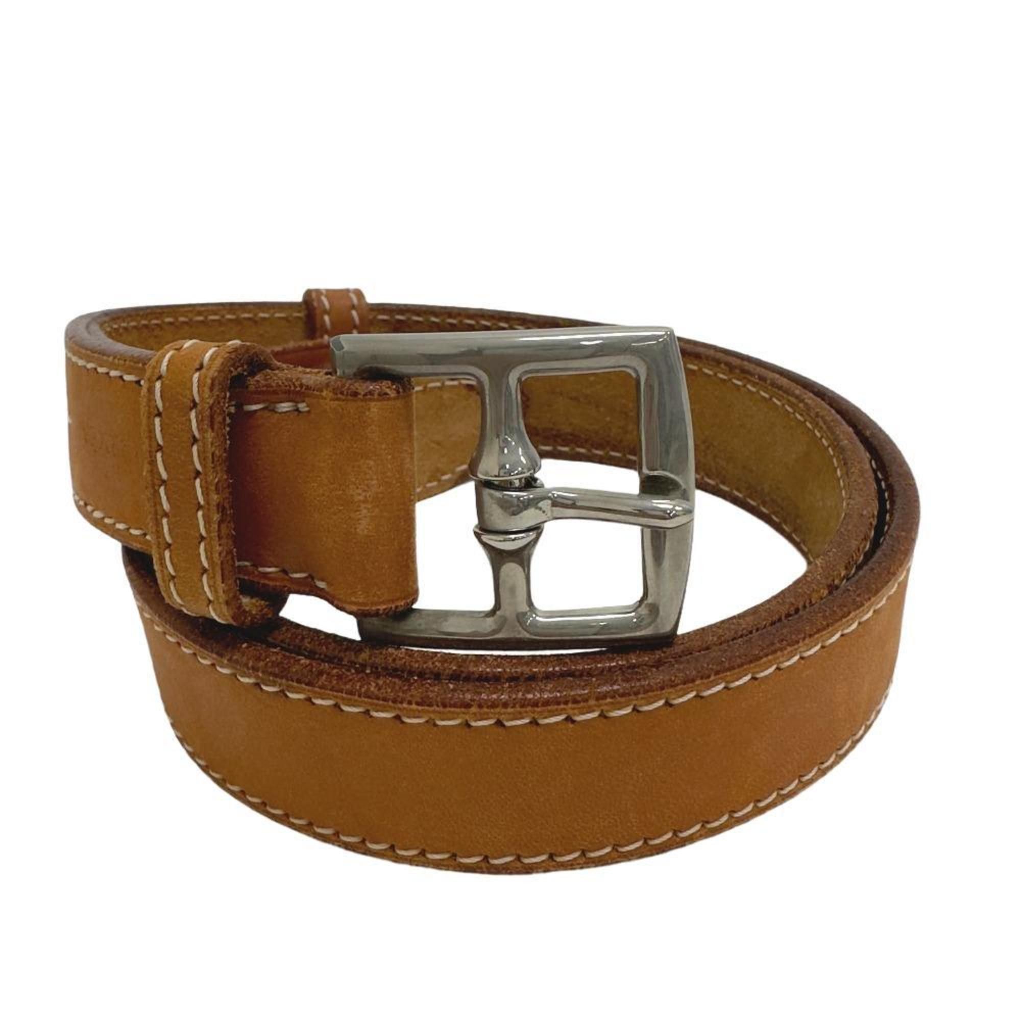 image of Hermes Etriviere Belt Brown Men's