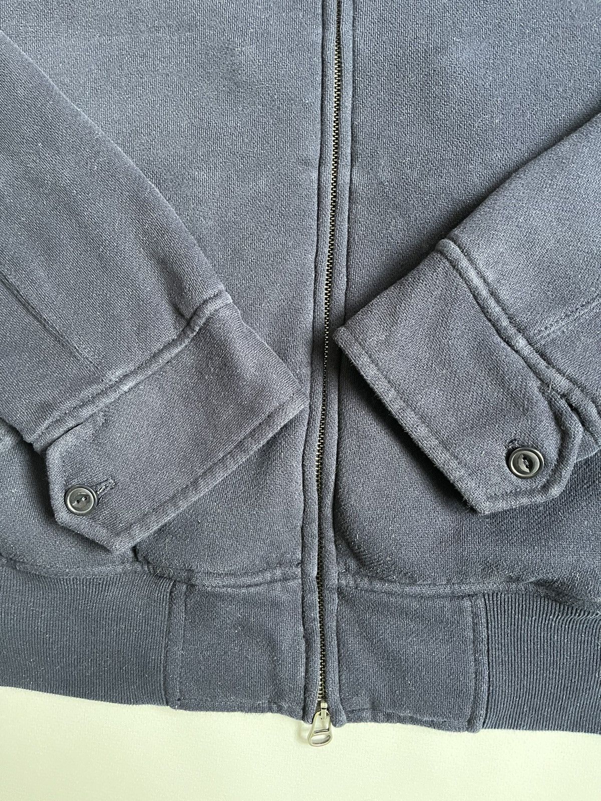 Polo Ralph Lauren Vintage 90s Polo Ralph Lauren Blue Cotton Bomber Sweatshirt Size US M / EU 48-50 / 2 - 14 Thumbnail